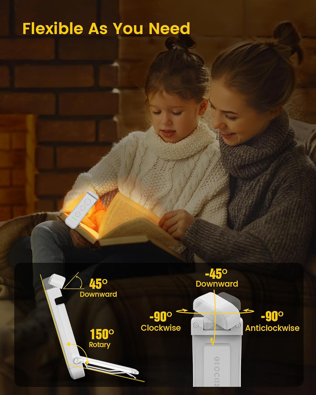Portable Clip-on LED Reading Light