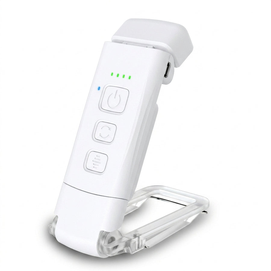 Portable Clip-on LED Reading Light with 3 Color Modes & 5 Brightness Levels