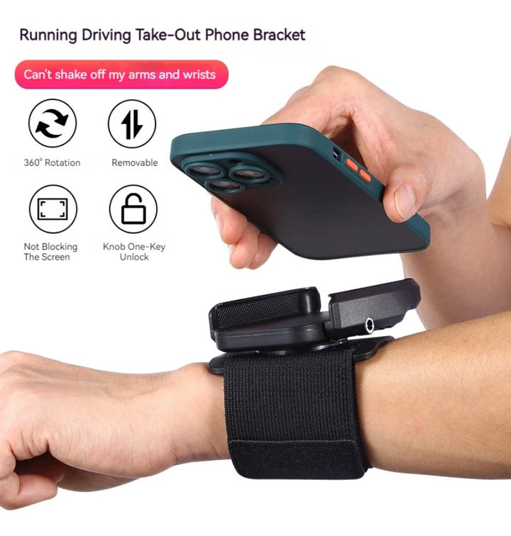 Wrist and Arm Phone Holder for Running Fitness