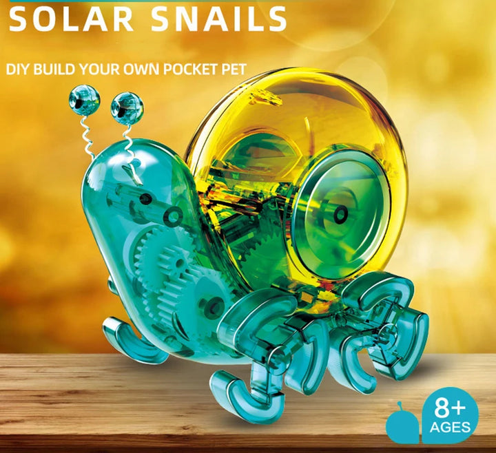 Solar Power Building Kit DIY Toys - Snail