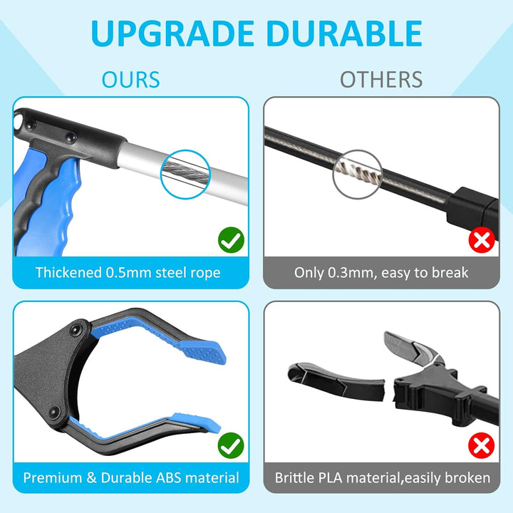 Litter Pickers Foldable Magnetic Pick,Up Tools
