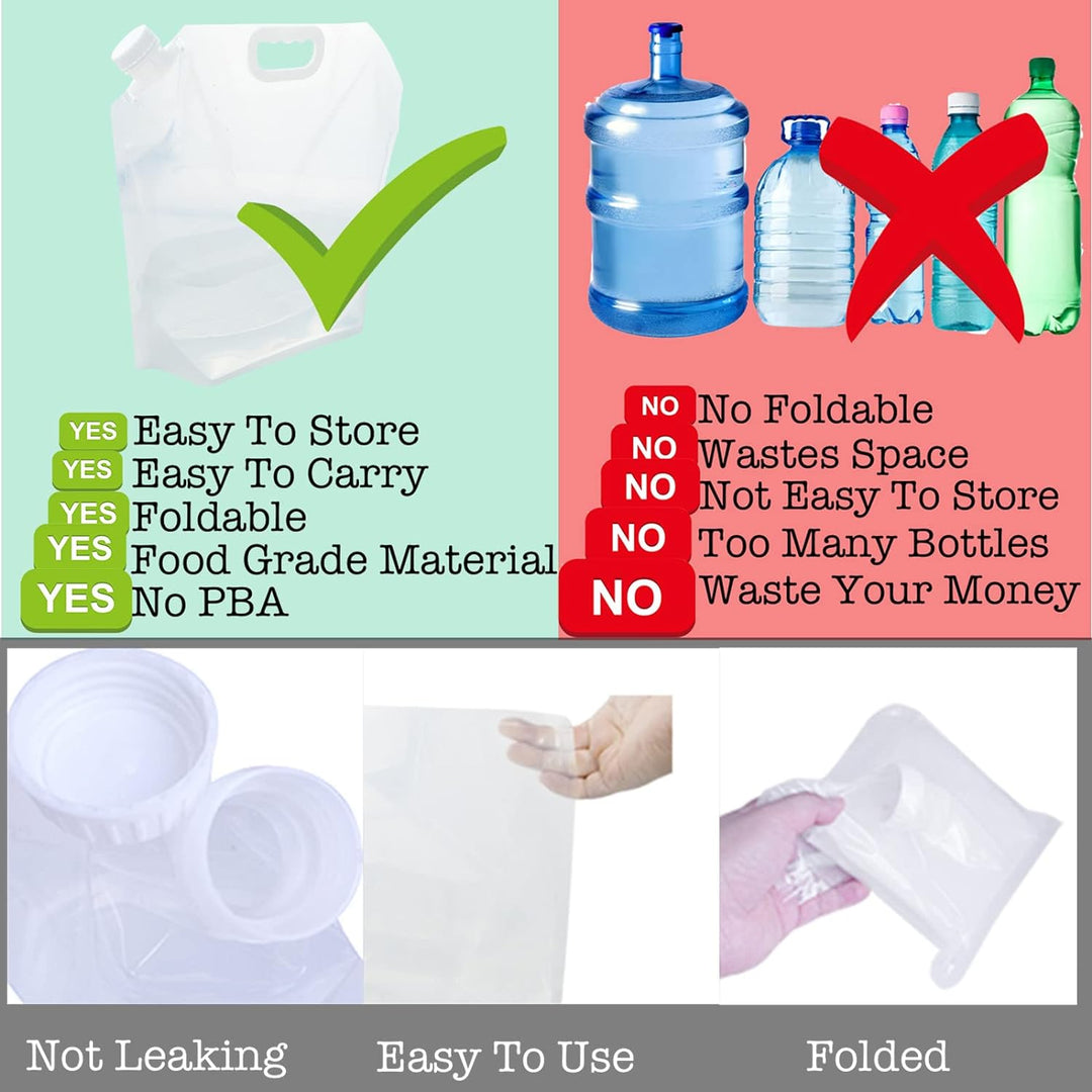 2Pack 10L Water Storage Containers