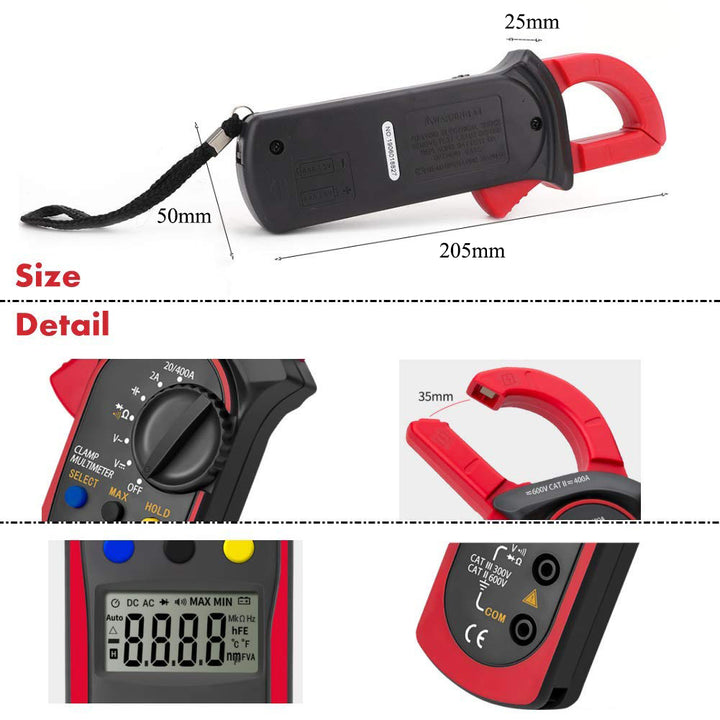Digital Clamp Meter Multimeter