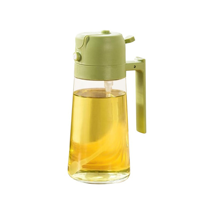 2-in-1 Oil Dispenser & Sprayer, 470ml _ Green