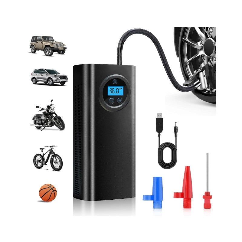 Air Pump Portable Compressor Tire Inflator with LCD Display