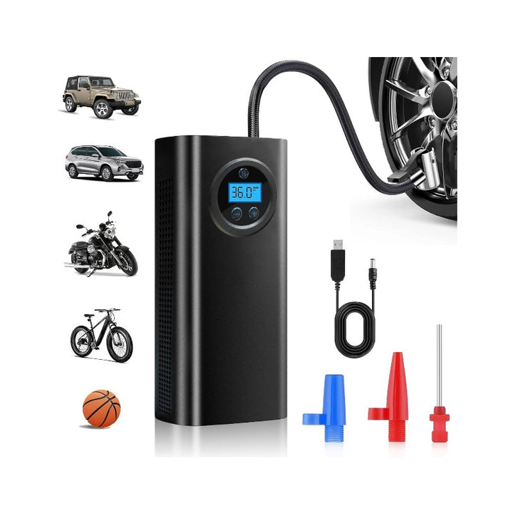 Air Pump Portable Compressor Tire Inflator with LCD Display