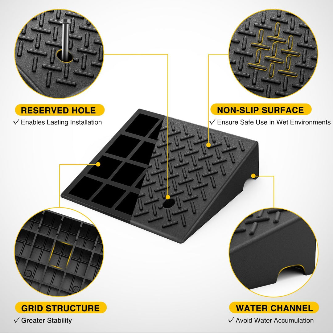 2-Piece Curb Ramps Set 48_32cm