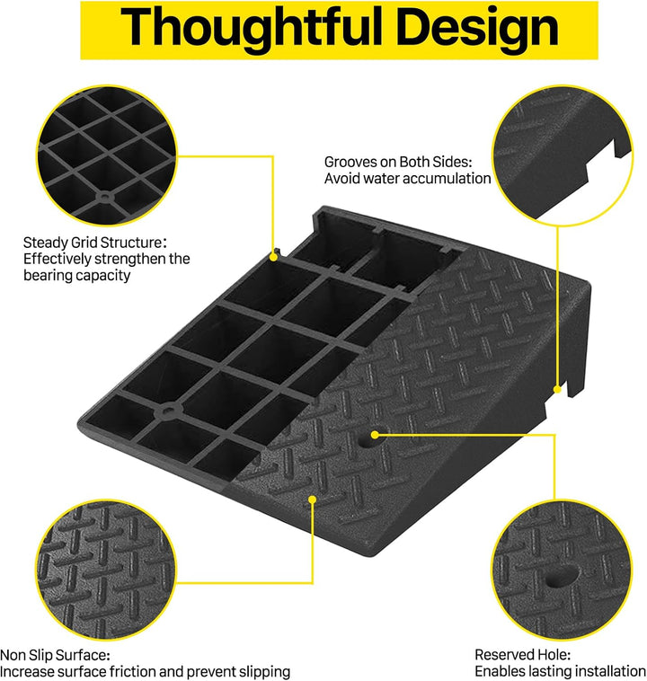 2-Piece Curb Ramps Set 48_32cm