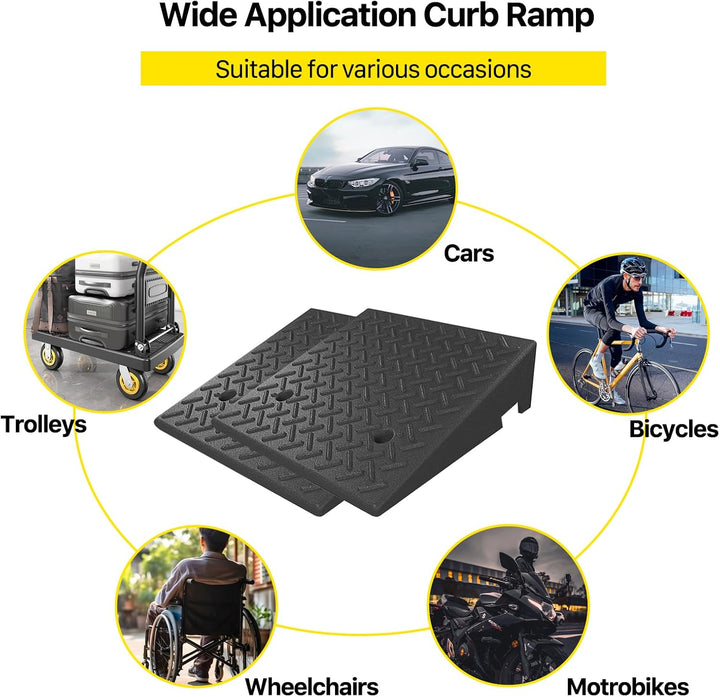 2-Piece Curb Ramps Set 48_32cm