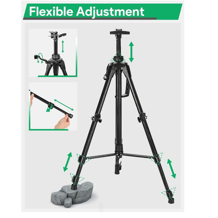 Metal Tripod for Painting & Display with Detachable Tray