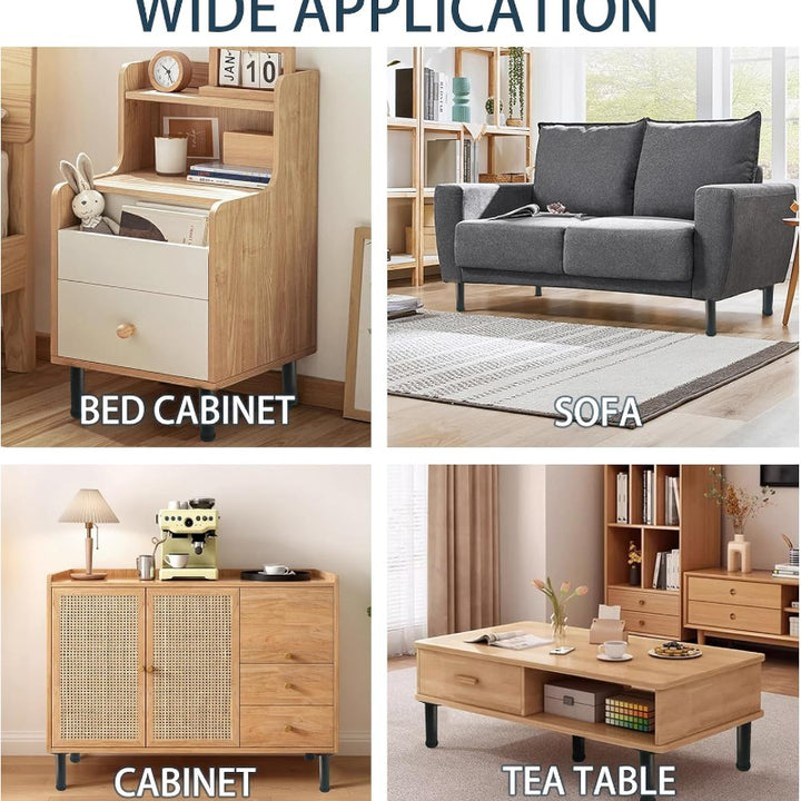 4PCS Adjustable Bed Frame Legs 18-34cm