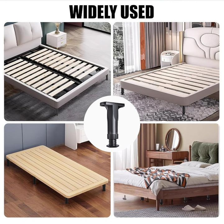4PCS Adjustable Bed Frame Support Leg13-22cm