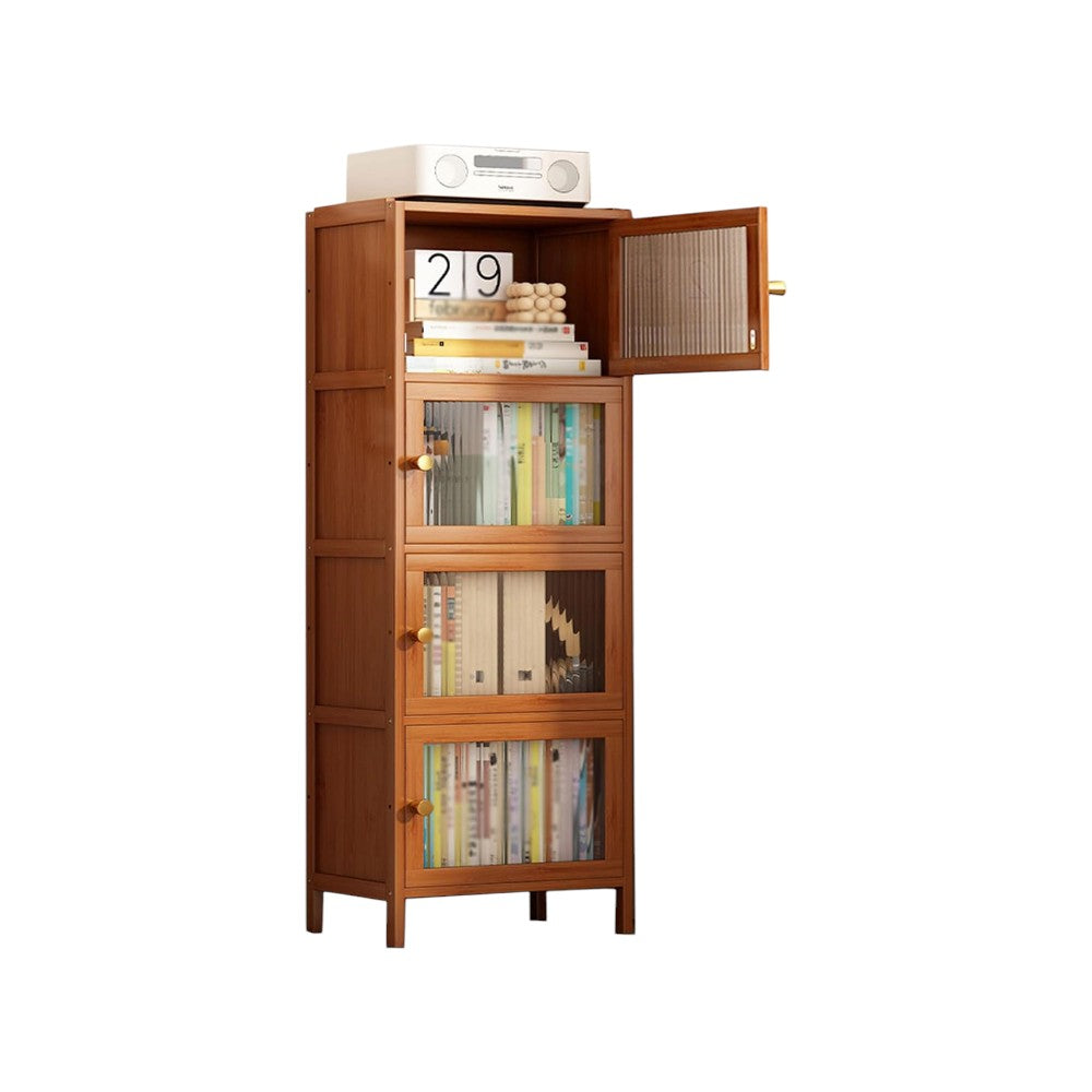 Bamboo 4-Tier Storage Cabinet
