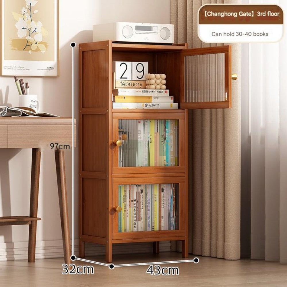 Bamboo 3-Tier Storage Cabinet