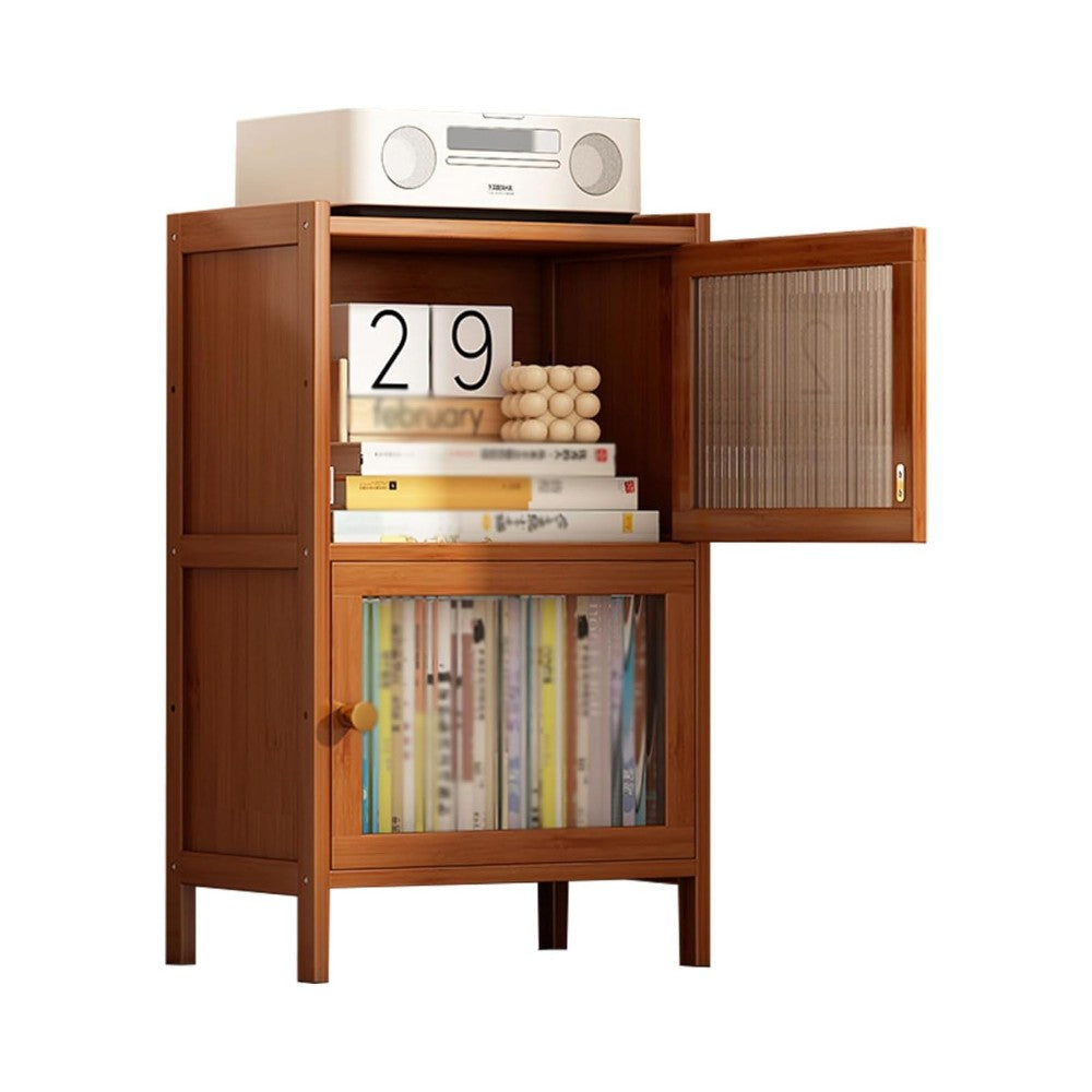 Bamboo 2-Tier Storage Cabinet
