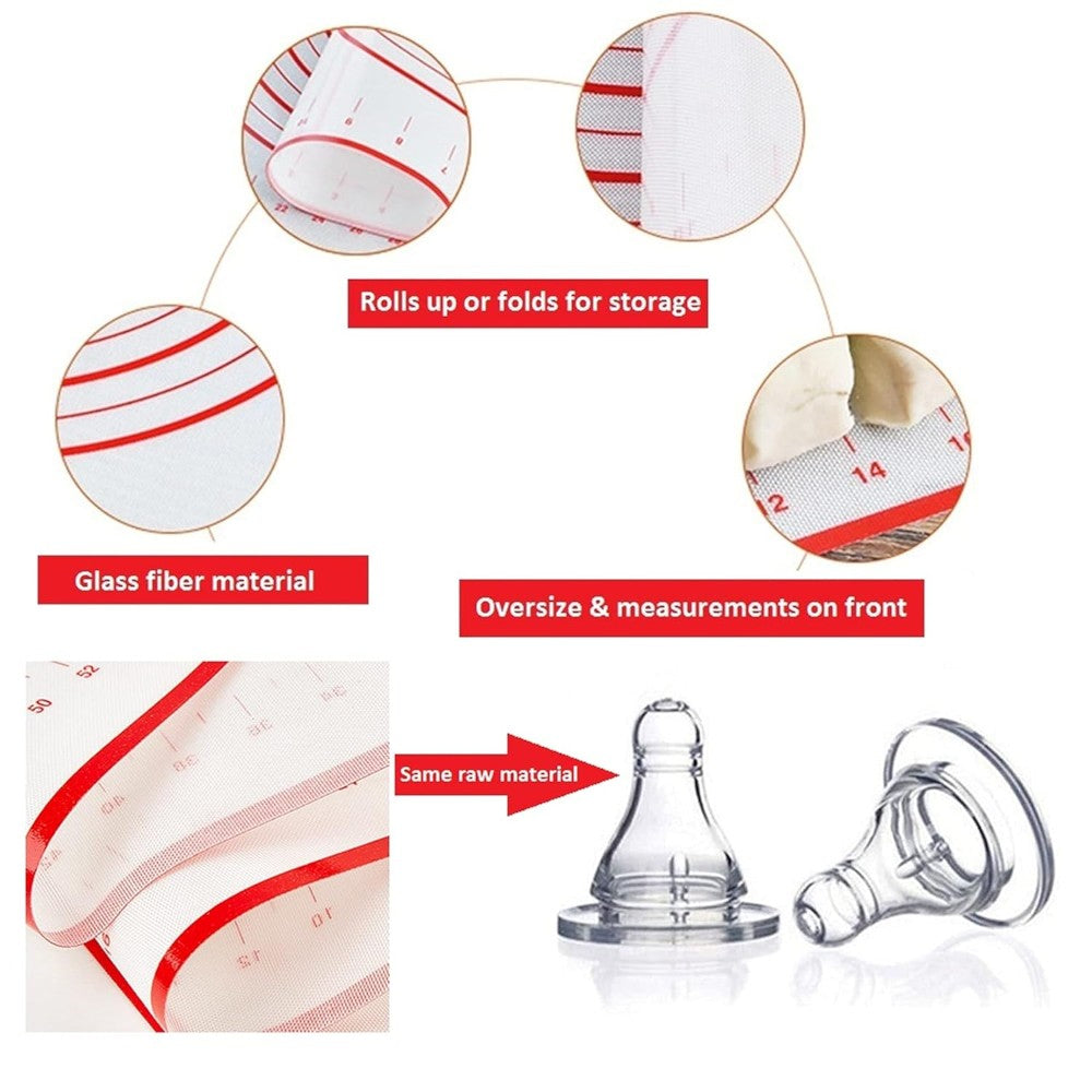 60_80cm Non-Stick Baking Mat