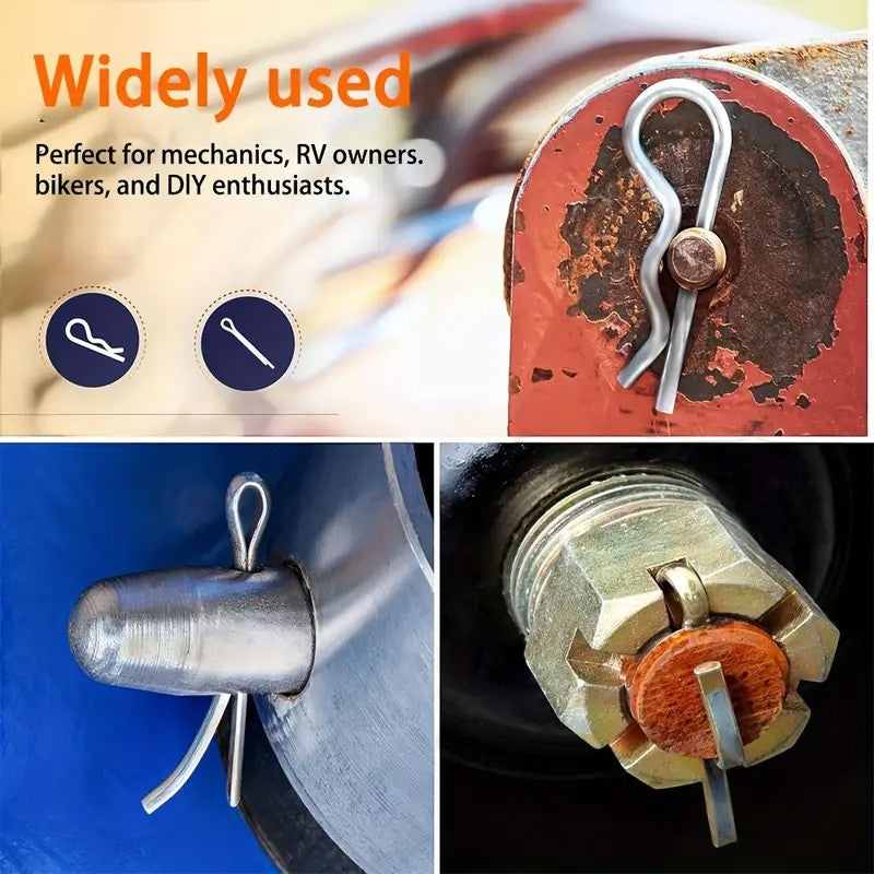 80 Pcs Cotter Pin Assortment Kit