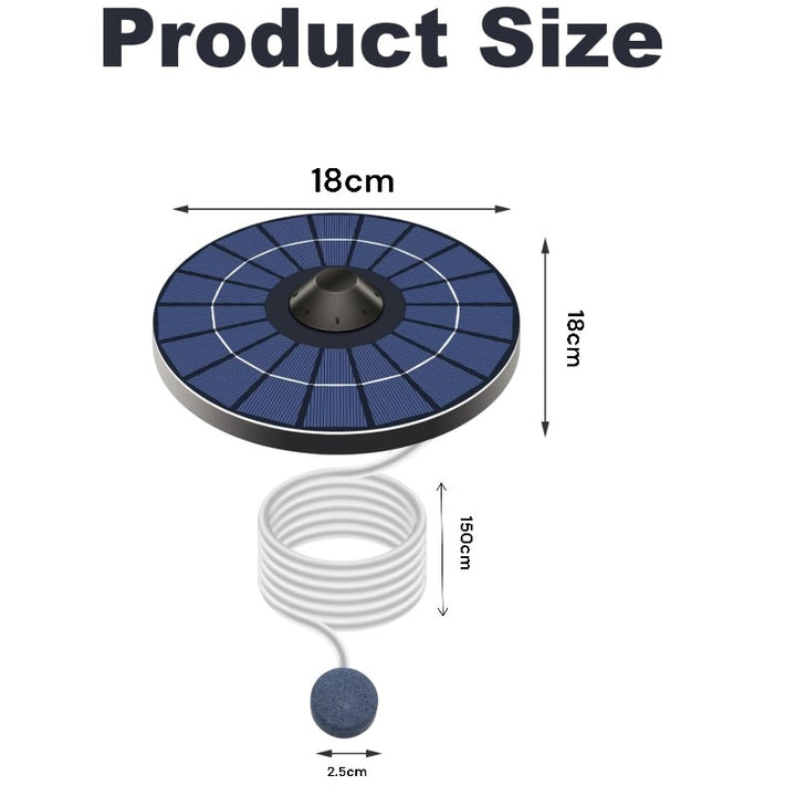 2.5W Floating Solar Air Pump