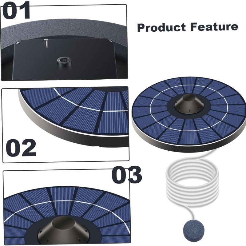 2.5W Floating Solar Air Pump
