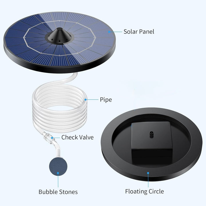 2.5W Floating Solar Air Pump