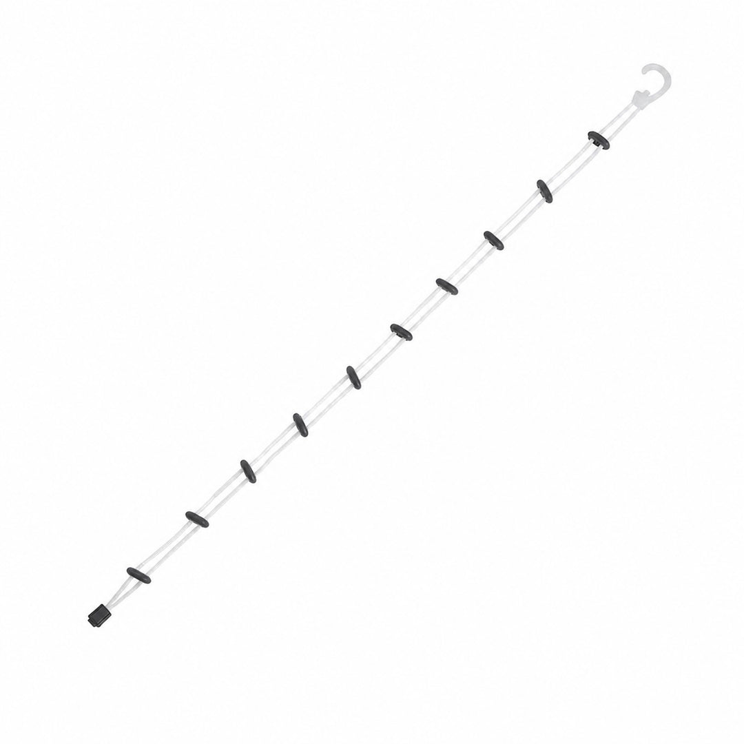 5-Pack Compact Adjustable Clothesline with Buckle for Socks and Travel