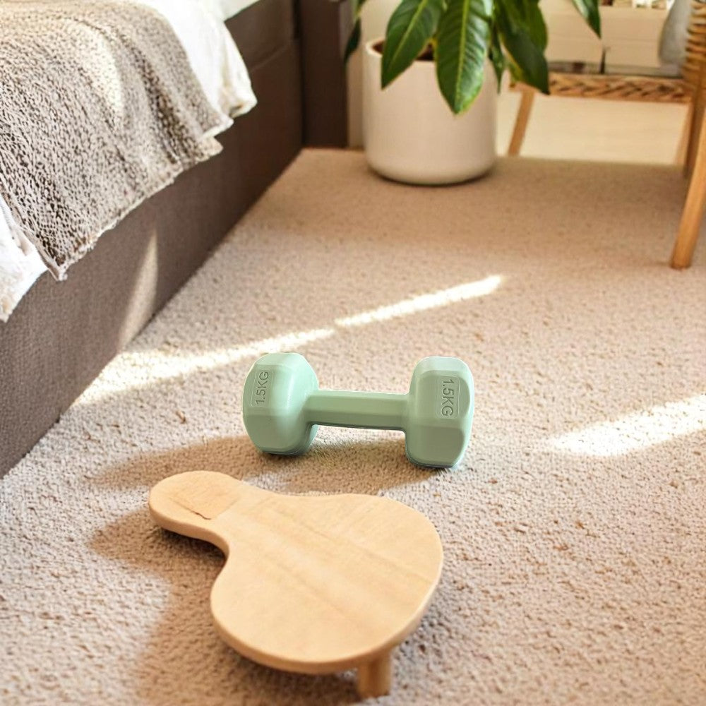 Set of 2 Dumbbells 1.5KG Each Green