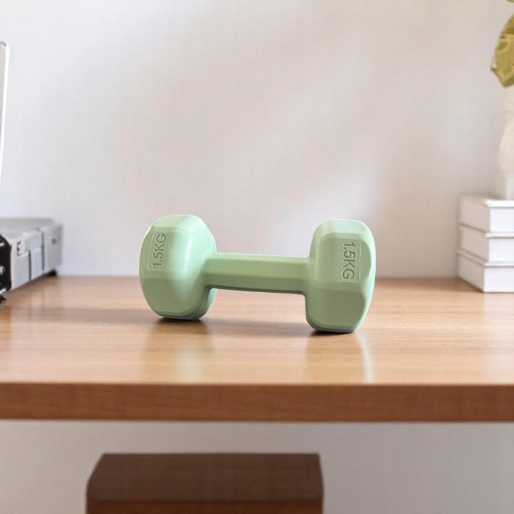 Set of 2 Dumbbells 1.5KG Each Green