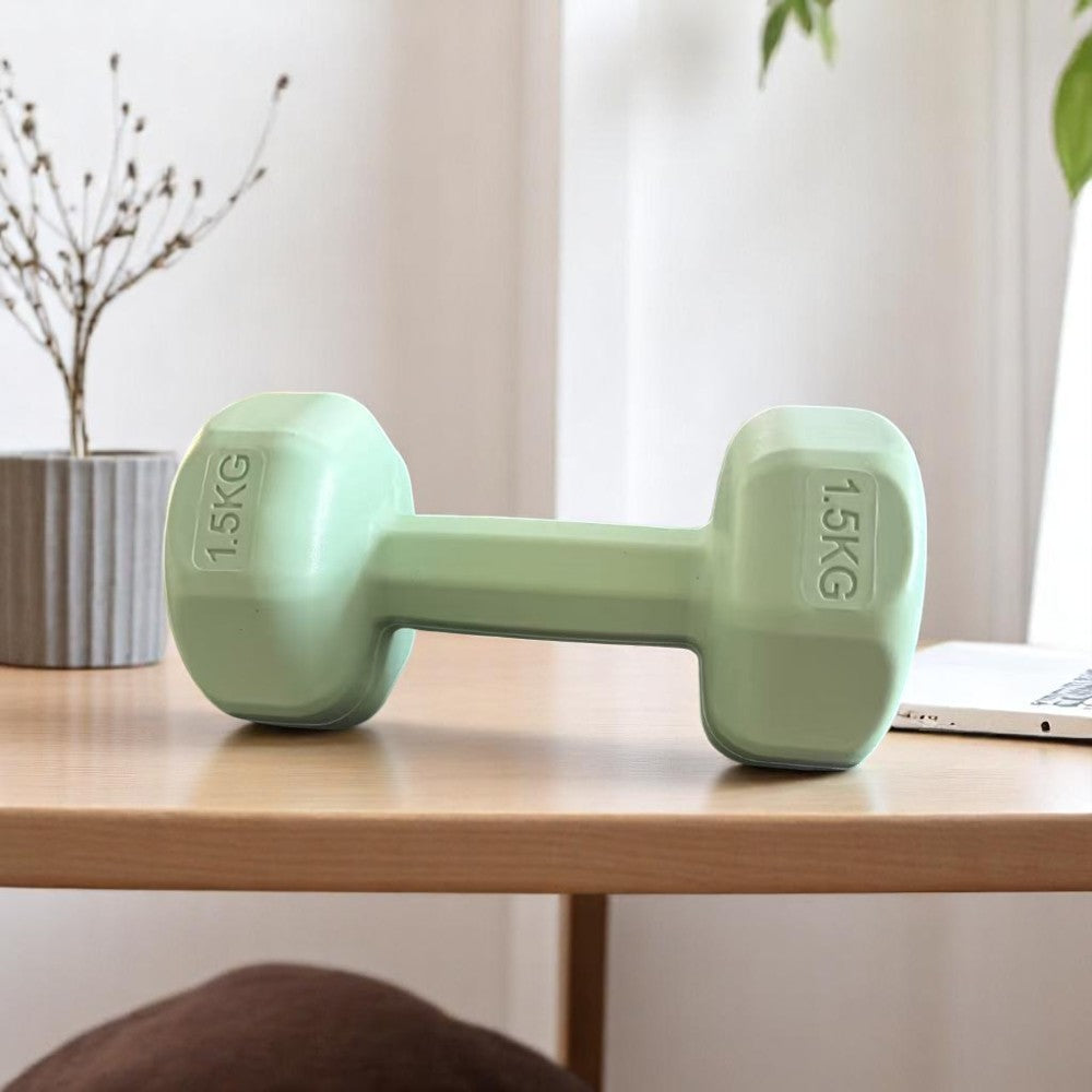 Set of 2 Dumbbells 1.5KG Each Green
