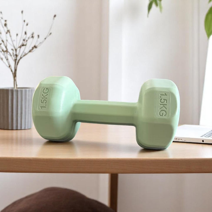 Set of 2 Dumbbells 1.5KG Each Green