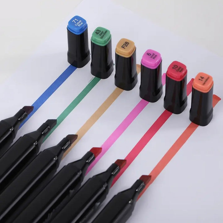 Dual Tip Marker Pen Set 24 Colors