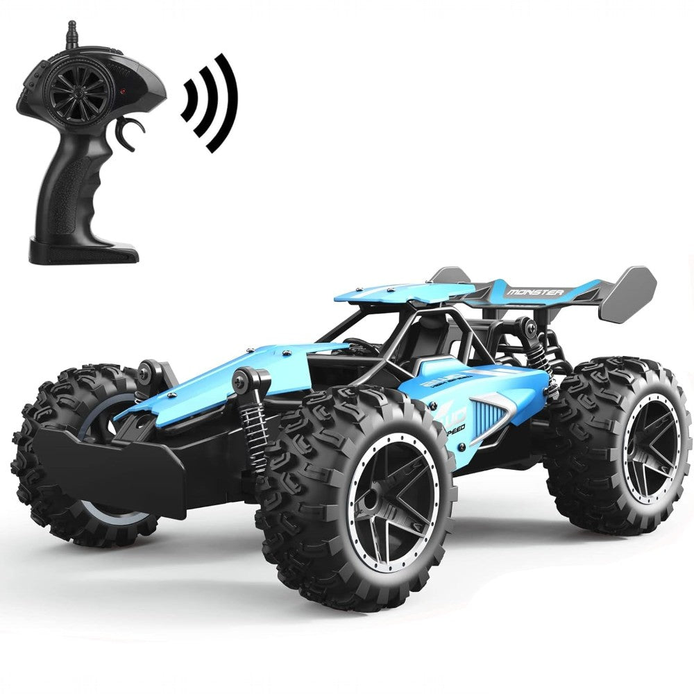 2.4G Remote Control Off-Road Car 15km/h High Speed Racing Vehicle - Blue