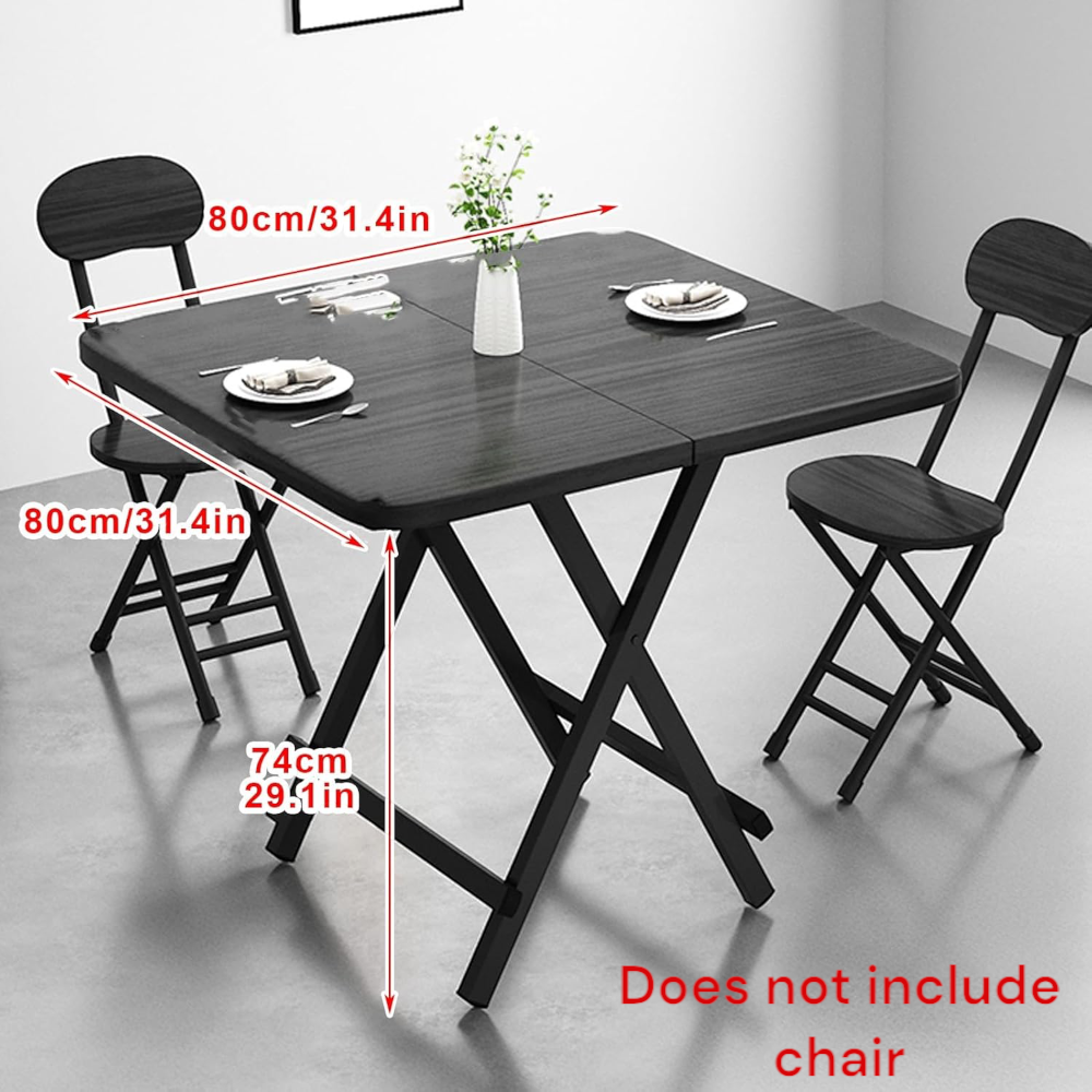 Portable Foldable Square Table 80_80cm