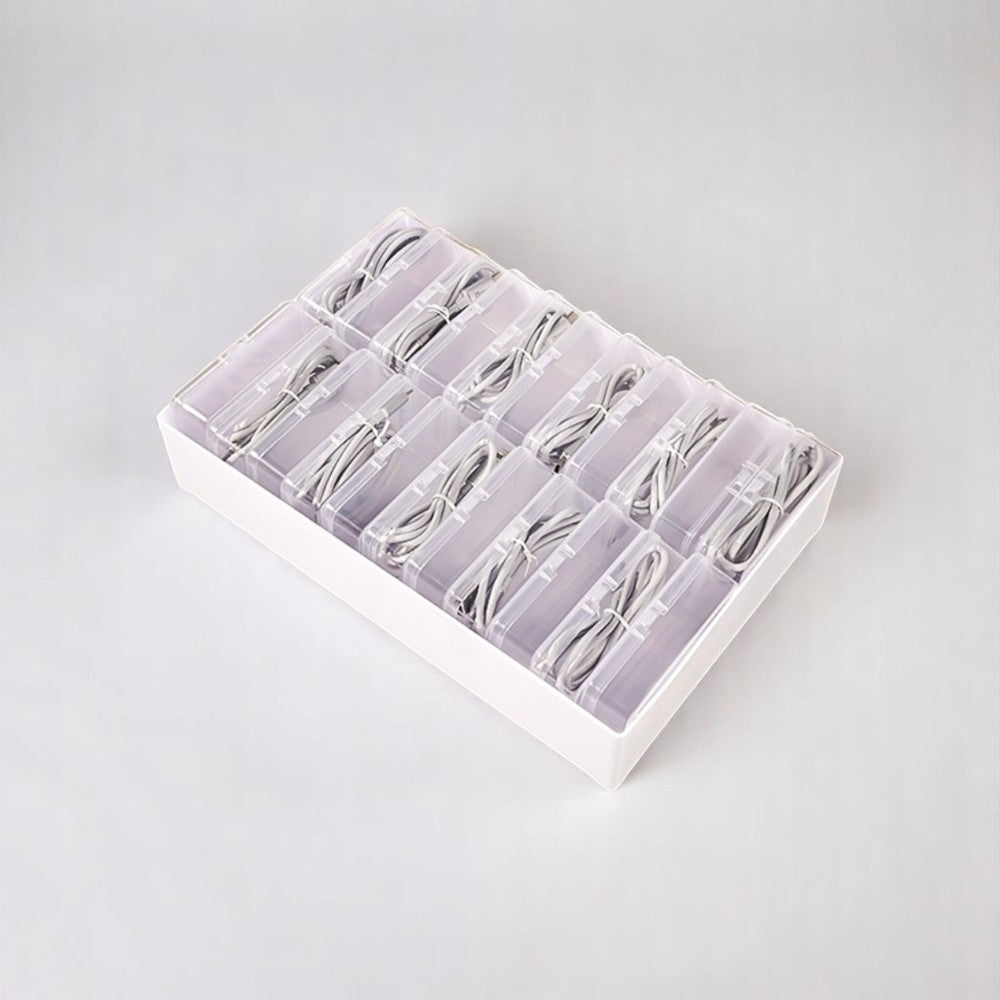 22-Grid Cable Organizer Box