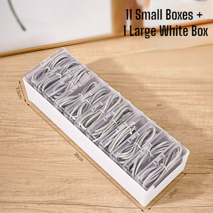 11-Grid Cable Organizer Box