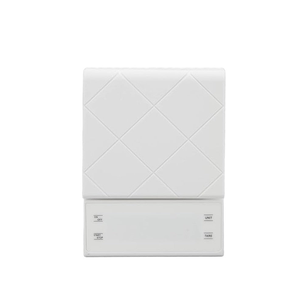 Digital Coffee Scale with Timer - White