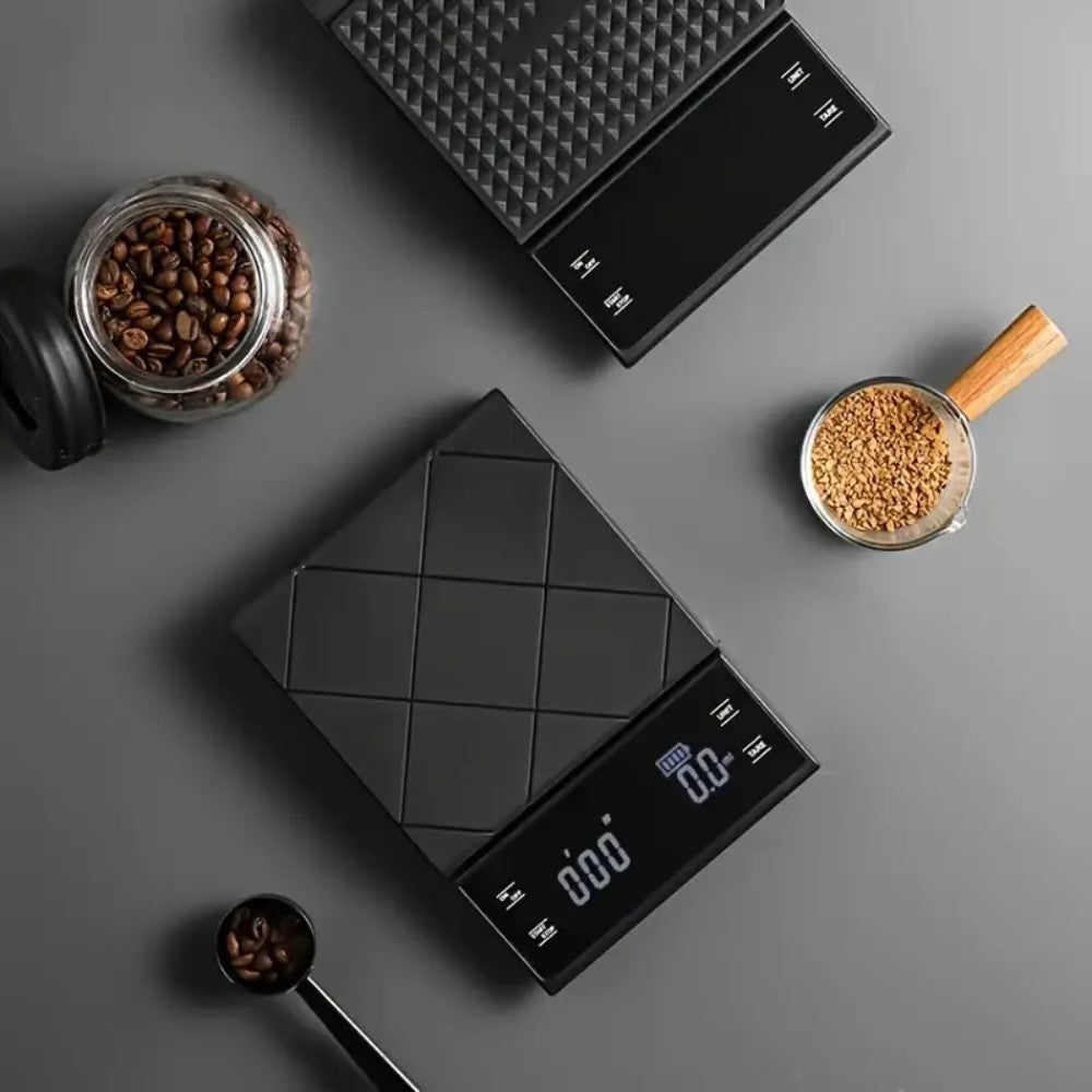 Digital Coffee Scale with Timer - Black