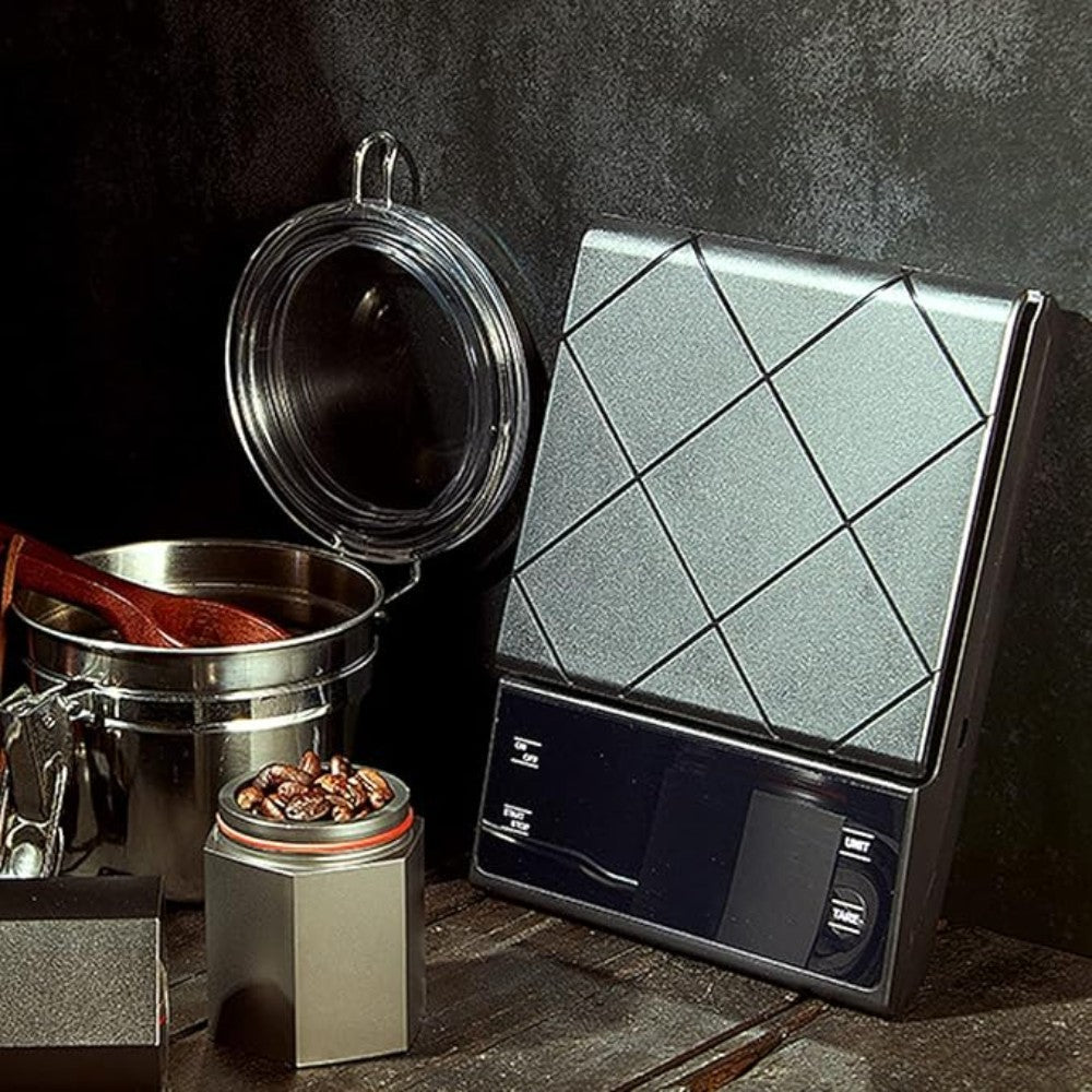 Digital Coffee Scale with Timer - Black