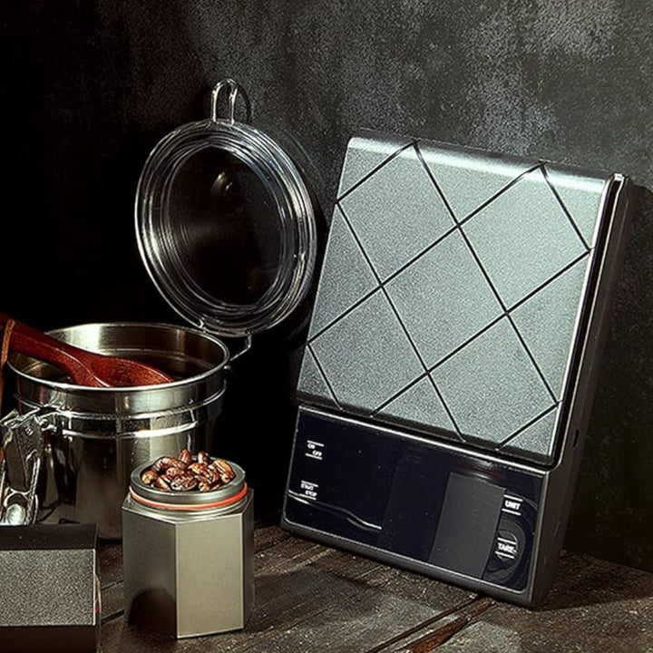 Digital Coffee Scale with Timer - Black
