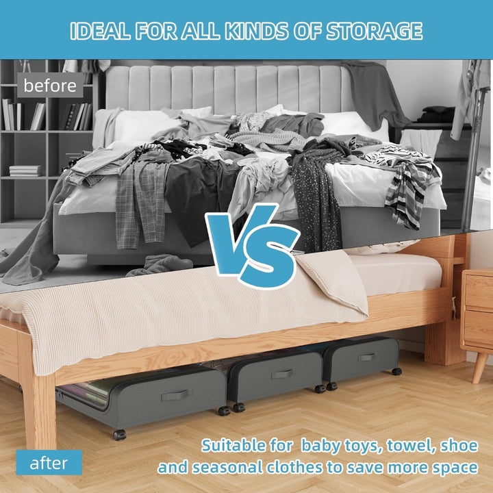 Under Bed Storage Box with Wheels