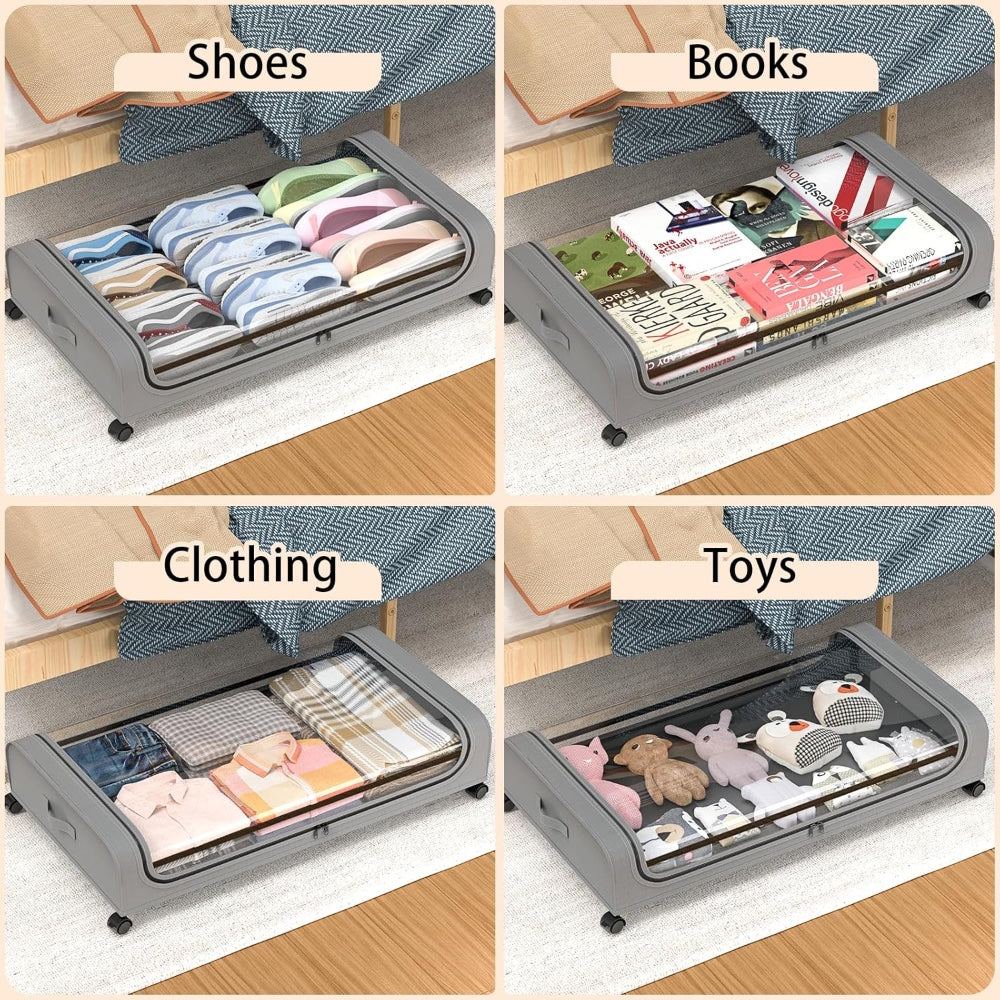 Under Bed Storage Box with Wheels