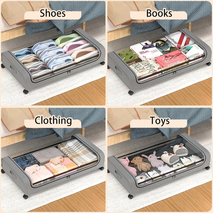 Under Bed Storage Box with Wheels