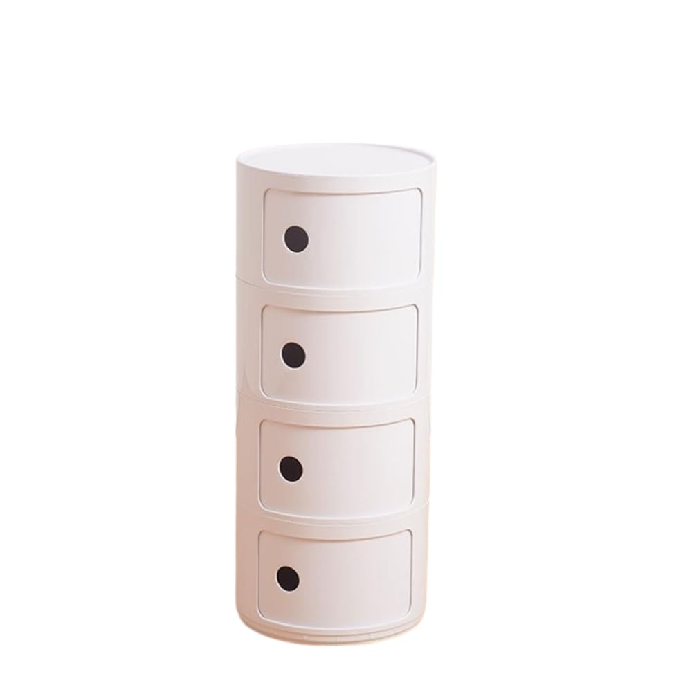 Nordic Style Round Storage Cabinet - 4 Tiers