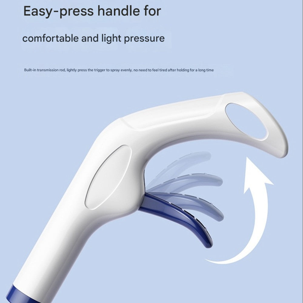 Flat Spray Mop Set _ Includes 5 Microfiber Pads Scraper Water Tank