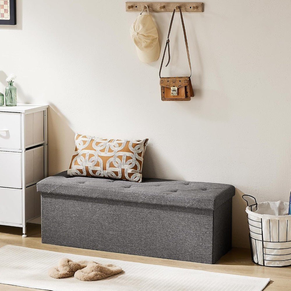 Storage Ottoman Bench - 110×38×38cm