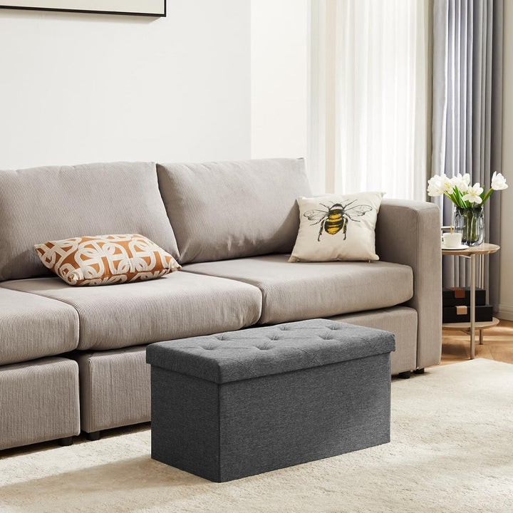 Storage Ottoman Bench - 76×38×38cm