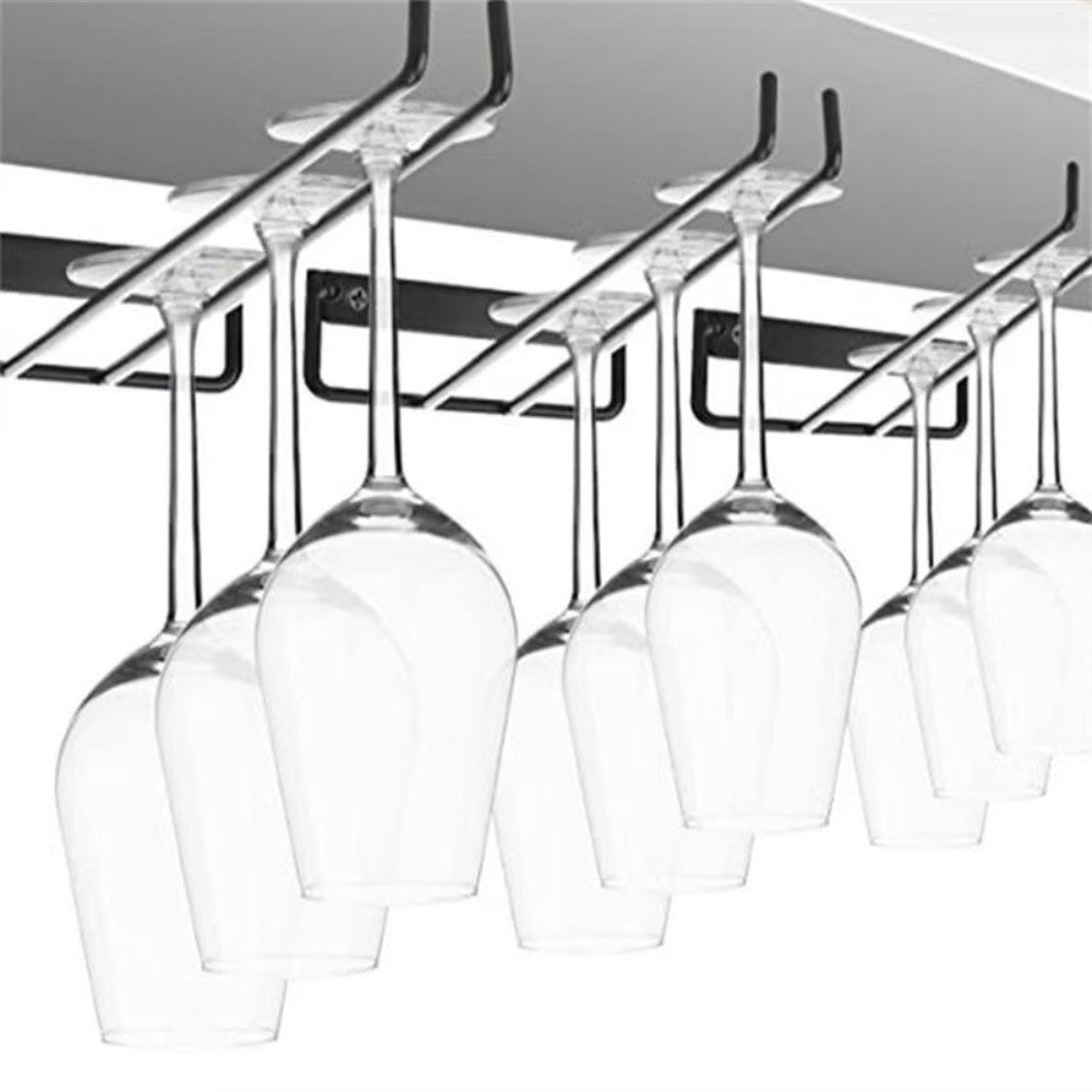 Wall Mounted Wine Glass Rack 4 Pack