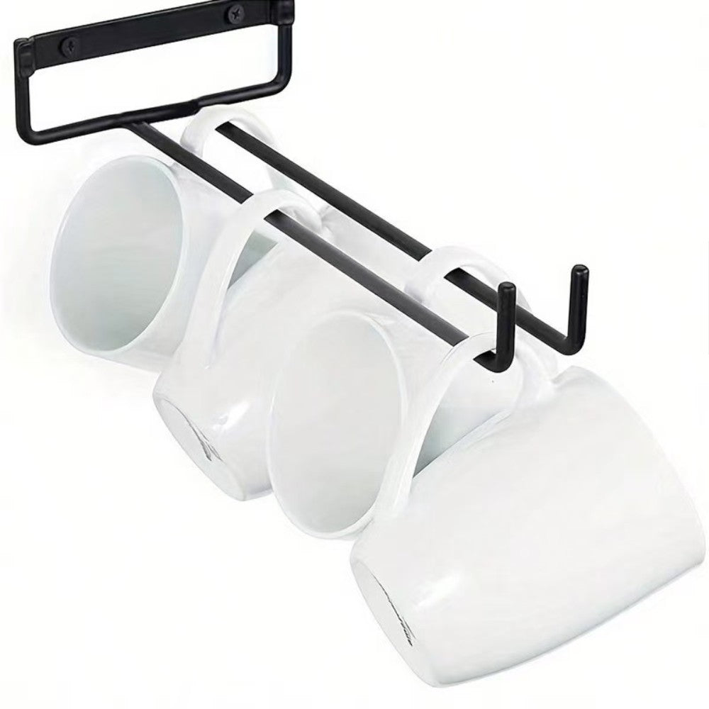 Wall Mounted Wine Glass Rack 4 Pack