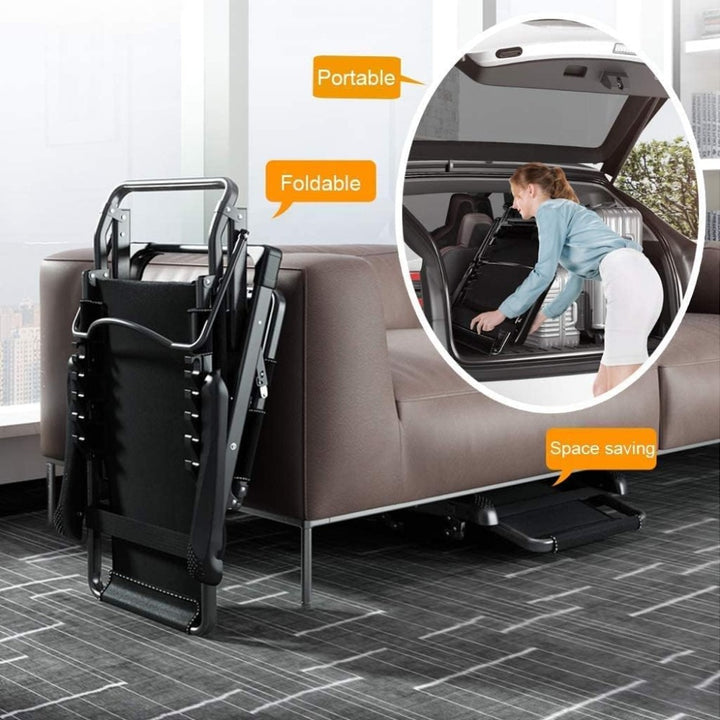 Foldable Reclining Lounge Chair with Pillow