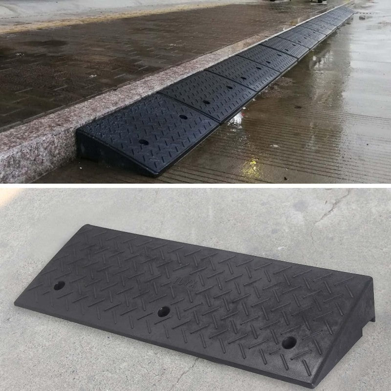 19.5CM High Rubber Curb Ramp 98×48.5×19.5CM