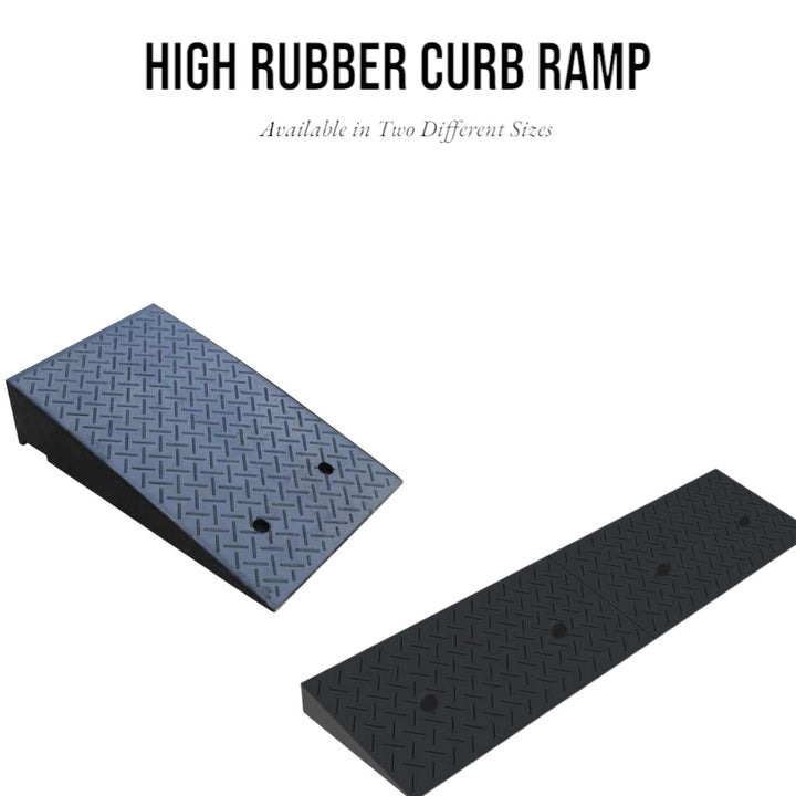 19CM High Rubber Curb Ramp 48x78X19CM